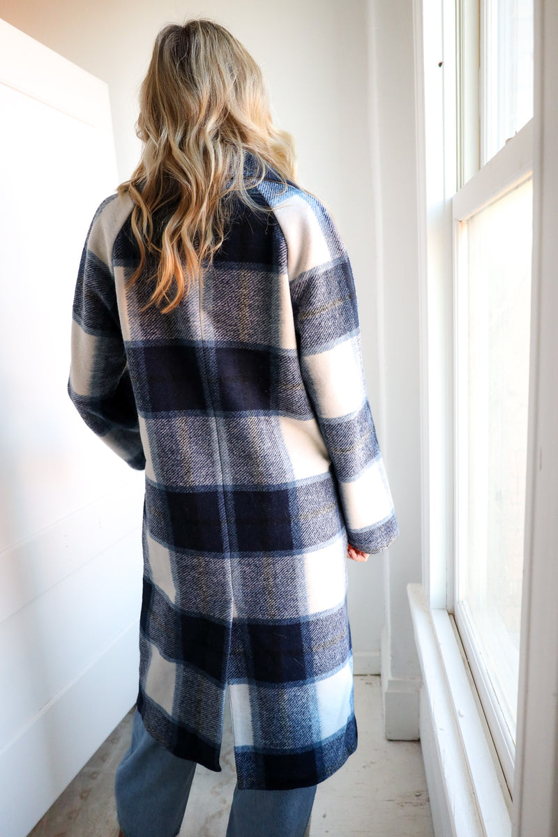 Dylan Alex Towne Plaid Coat 