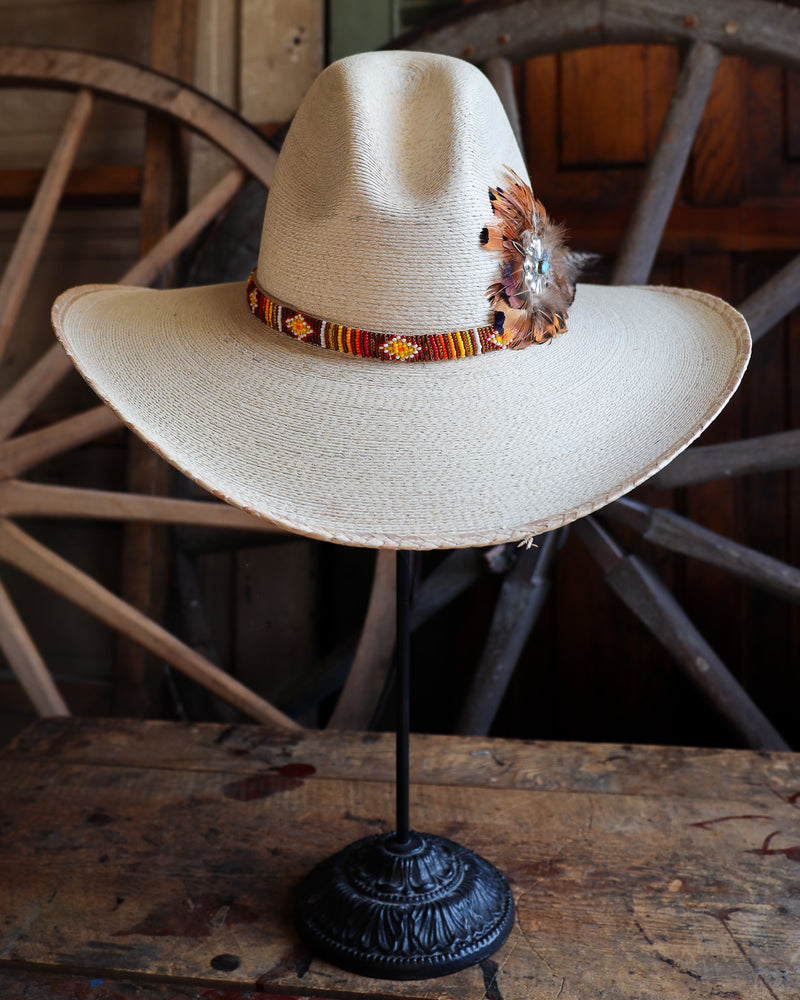 Donna Marie Gus Feathers Silver Concho Hat