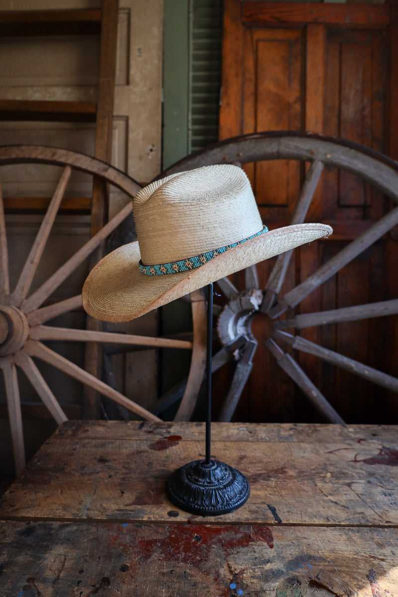 Donna Marie Cattleman Beaded Chief And Hat Band Cowboy Hat