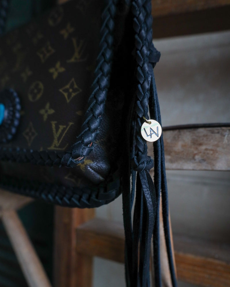 Leather And Vodka Musette Tango Monogram 20CT Brisbee Turquoise Bag