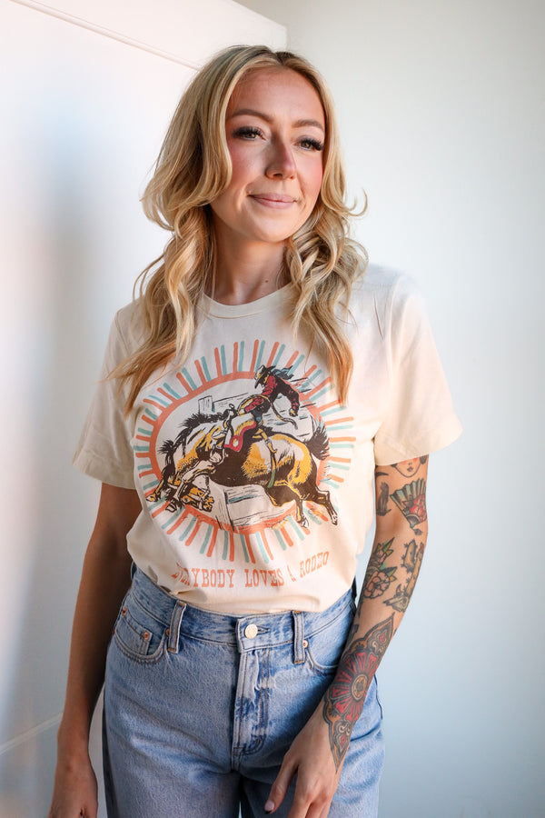 Cry Baby Everybody Loves Rodeo Tee 