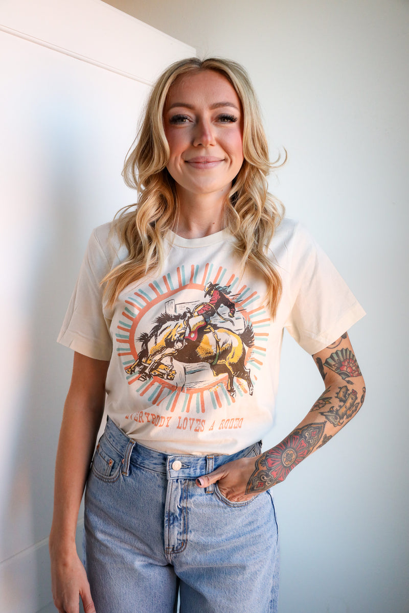 Cry Baby Everybody Loves Rodeo Tee 