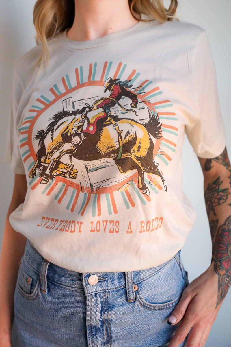 Cry Baby Everybody Loves Rodeo Tee 