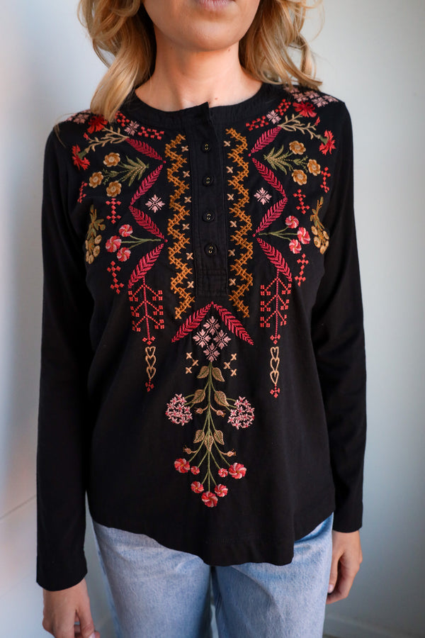 Johnny Was Malaya Top