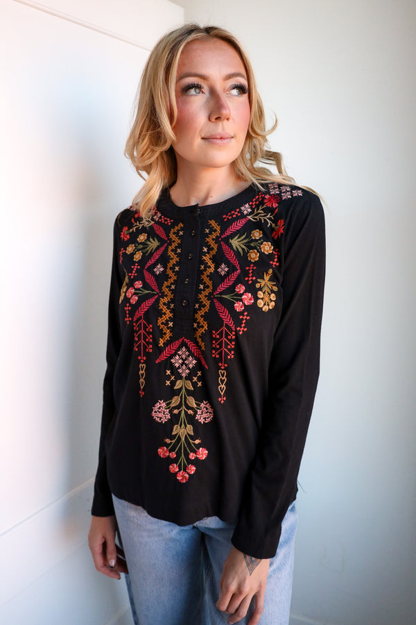 Johnny Was Malaya Top