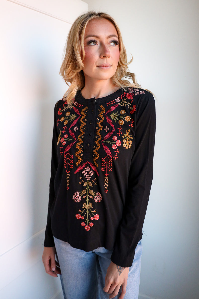 Johnny Was Malaya Top