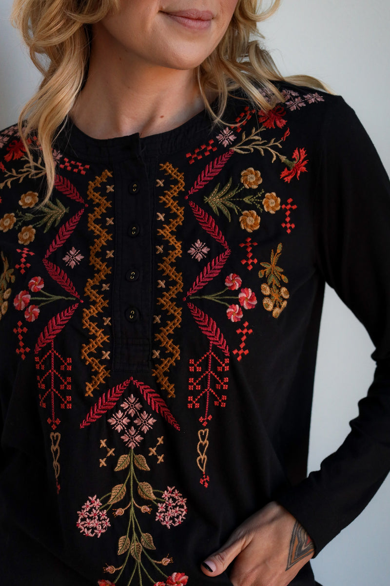 Johnny Was Malaya Top