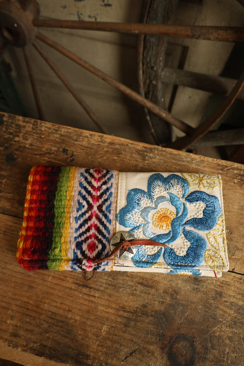 Totem Blue Rose Clutch