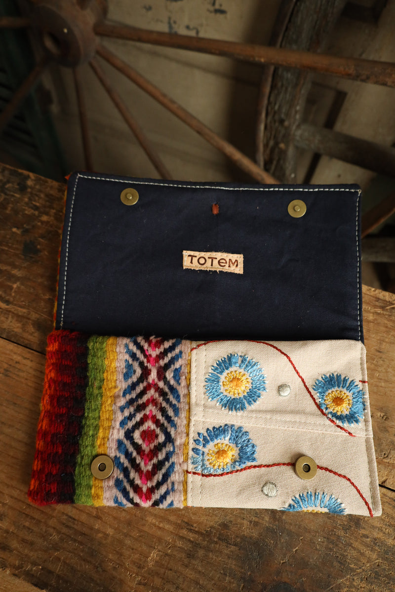 Totem Blue Rose Clutch