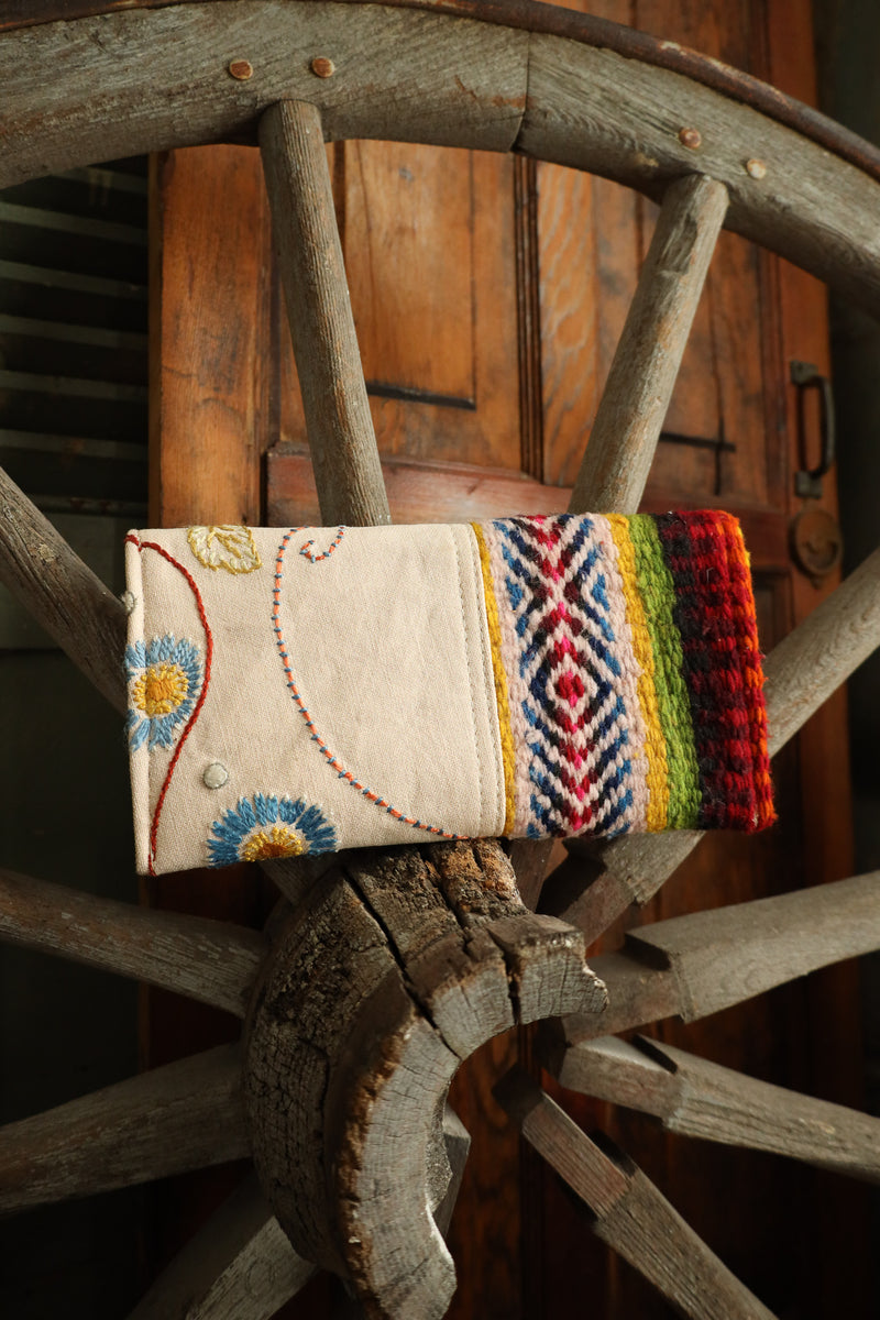 Totem Blue Rose Clutch