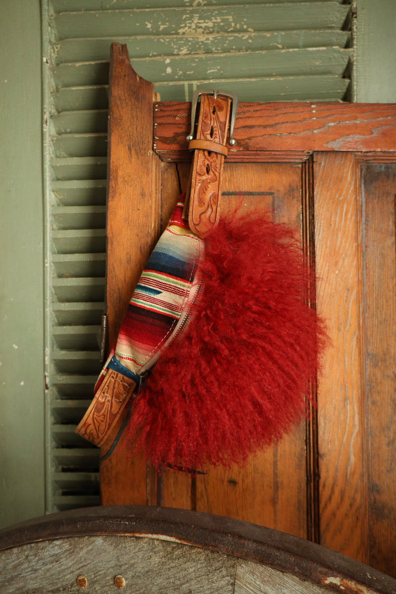 Totem Sheep Hair Serape Fanny Pack