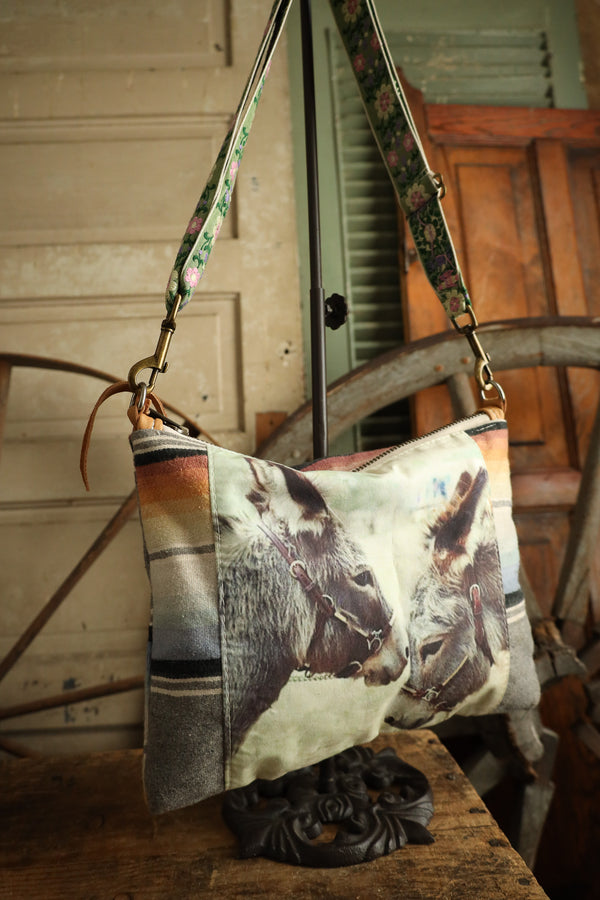Totem Donkey Floral Strap Crossbody