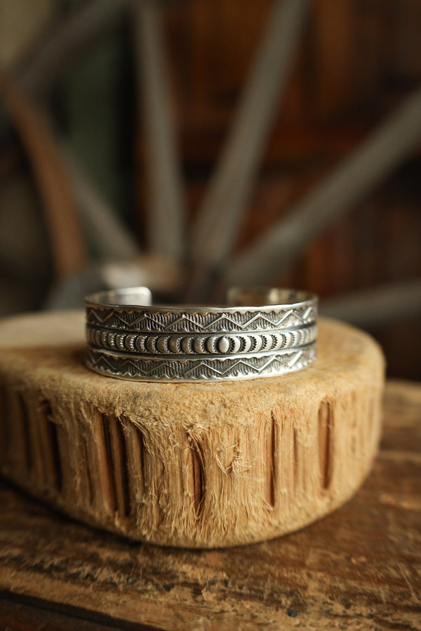 Engraved 3/4 Cuff