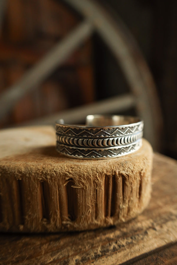 Engraved 3/4 Cuff