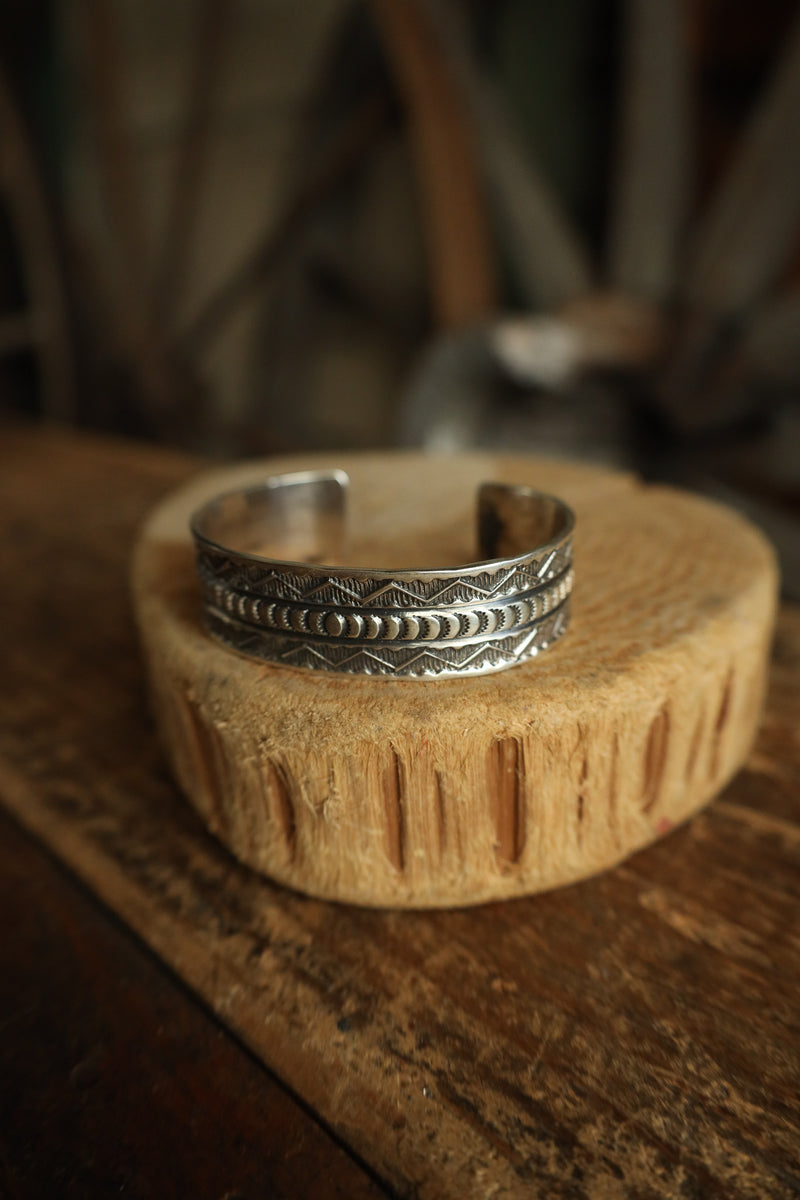 Engraved 3/4 Cuff