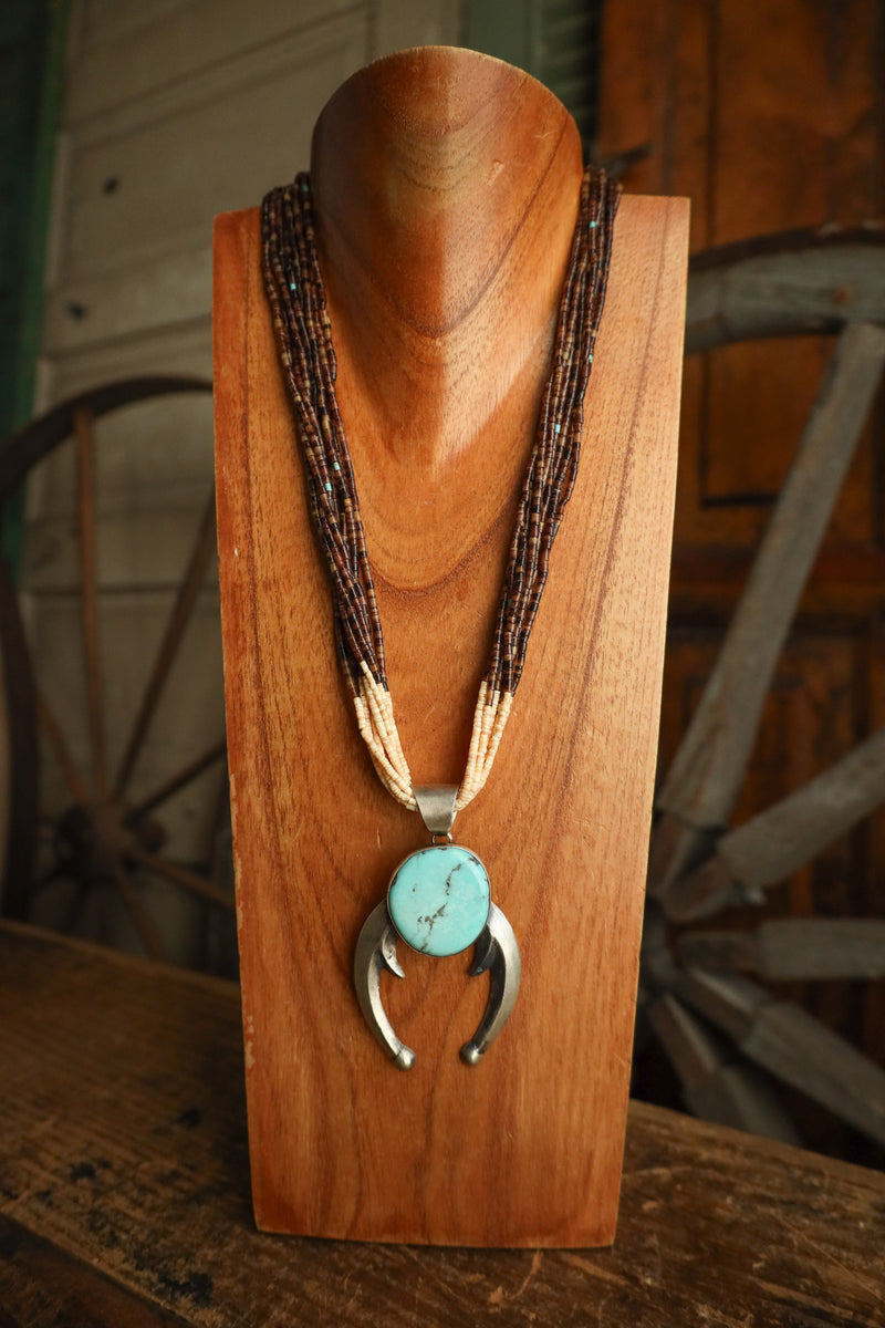 Heishis Naja & Turquoise Necklace