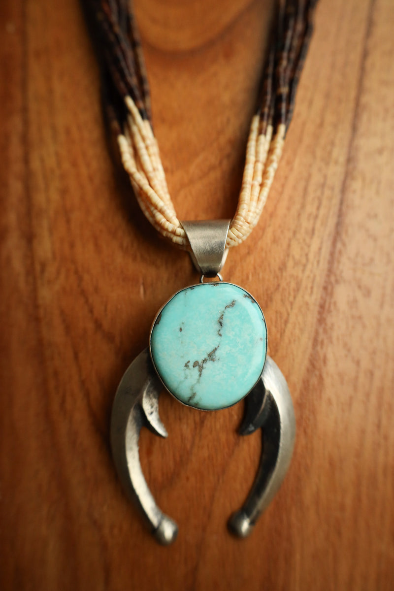 Heishis Naja & Turquoise Necklace