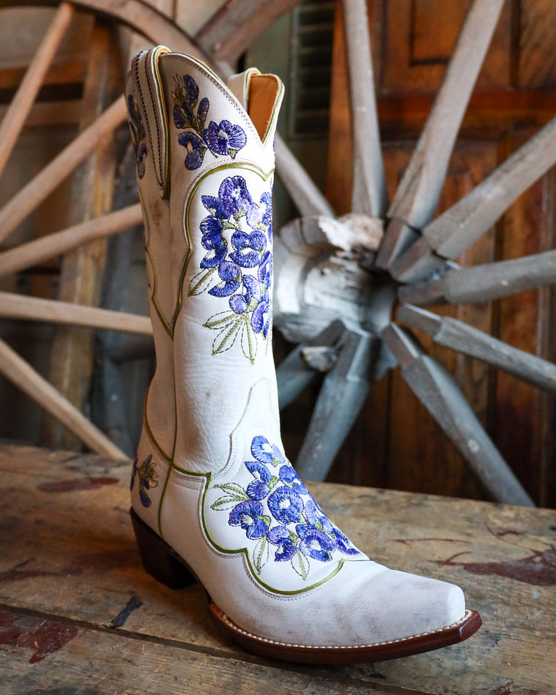 Old Gringo Women's Viola White And Blue Boot