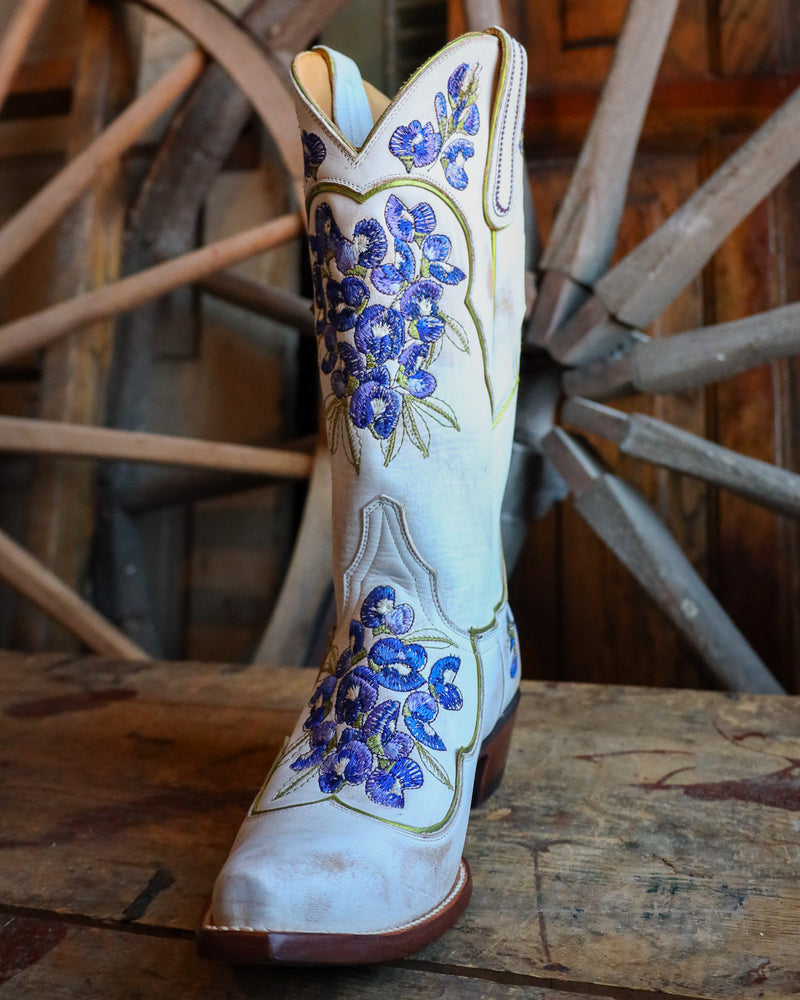 Old Gringo Women's Viola White And Blue Boot