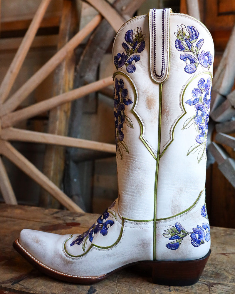 Old Gringo Women's Viola White And Blue Boot