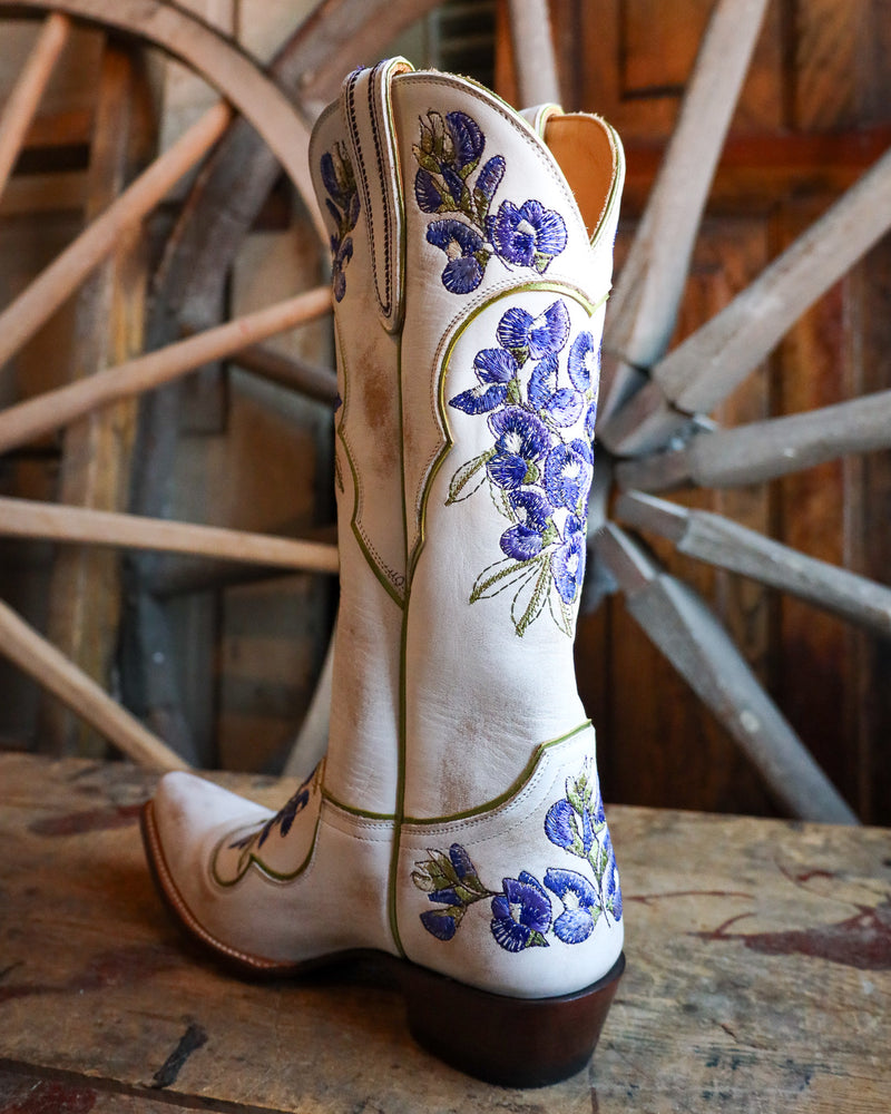 Old Gringo Women's Viola White And Blue Boot