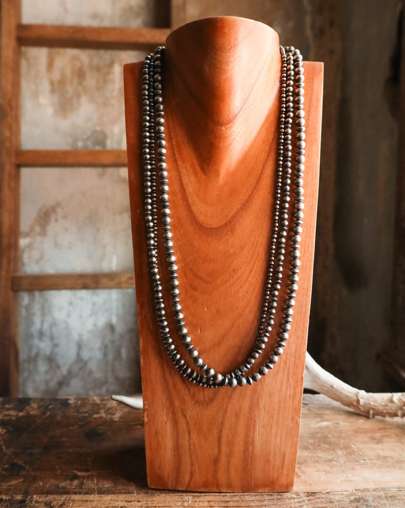 30" 3 STRAND NAVAJO PEARL NECKLACE