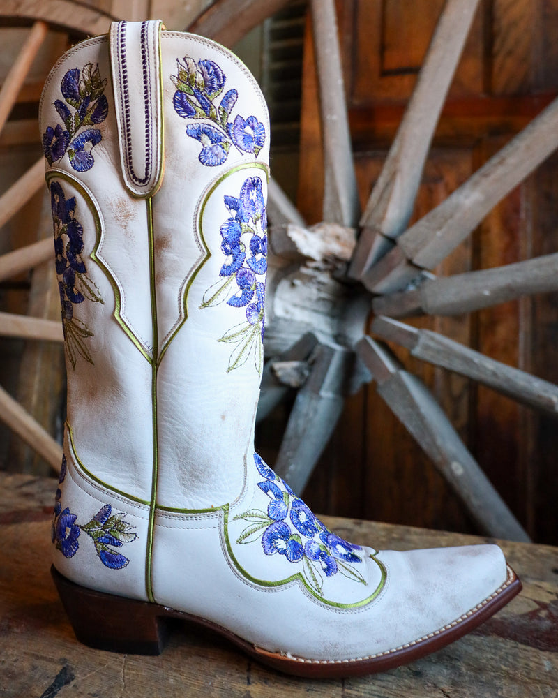 Old Gringo Women's Viola White And Blue Boot