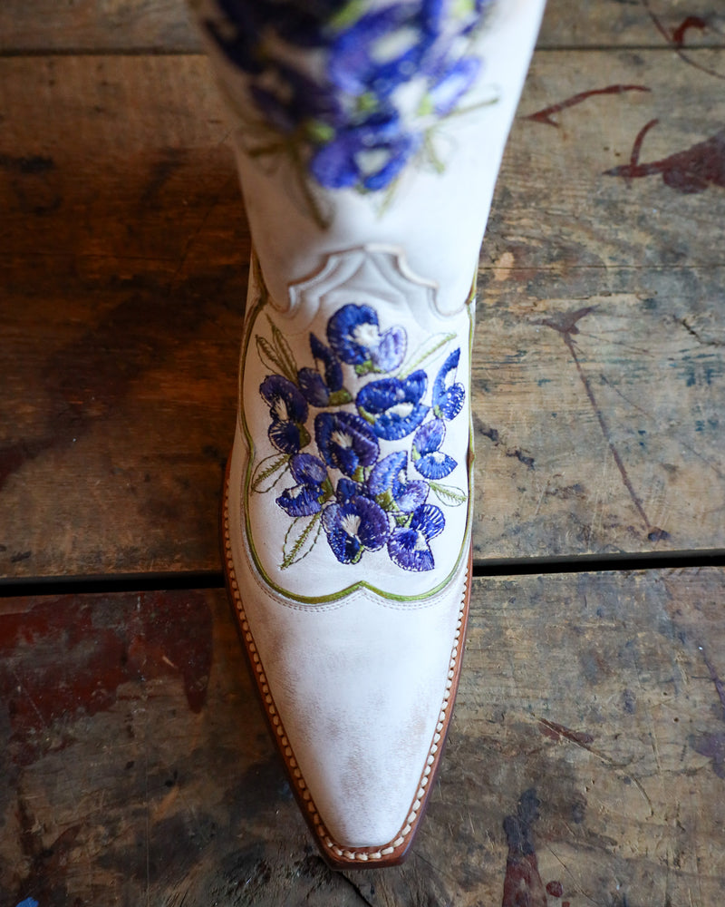 Old Gringo Women's Viola White And Blue Boot