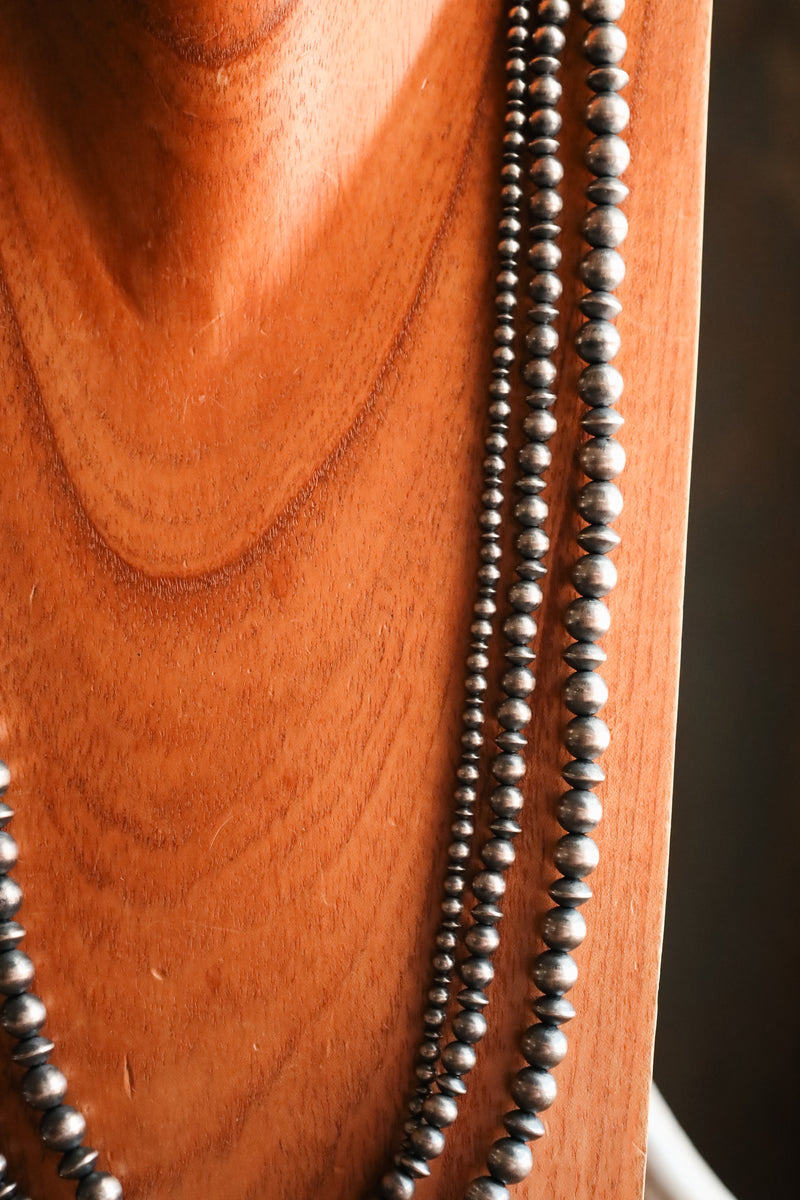 30" 3 STRAND NAVAJO PEARL NECKLACE