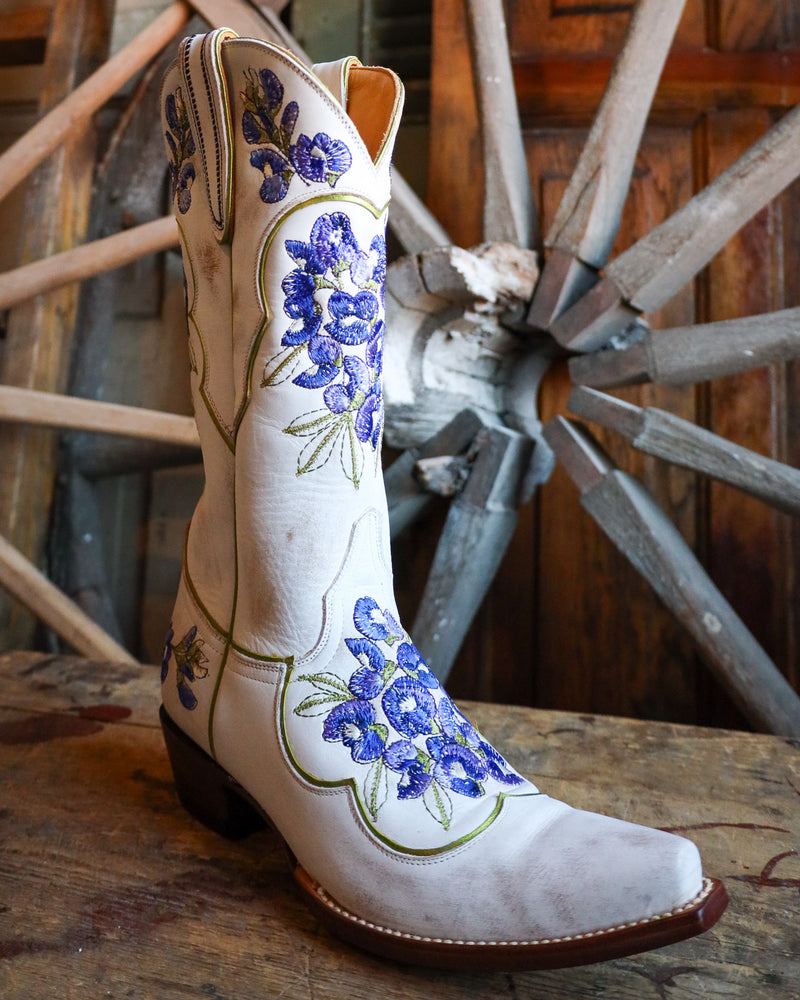 Old Gringo Women's Viola White And Blue Boot