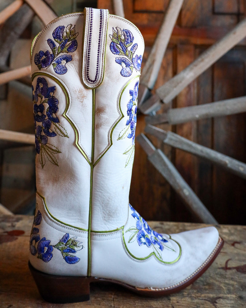 Old Gringo Women's Viola White And Blue Boot