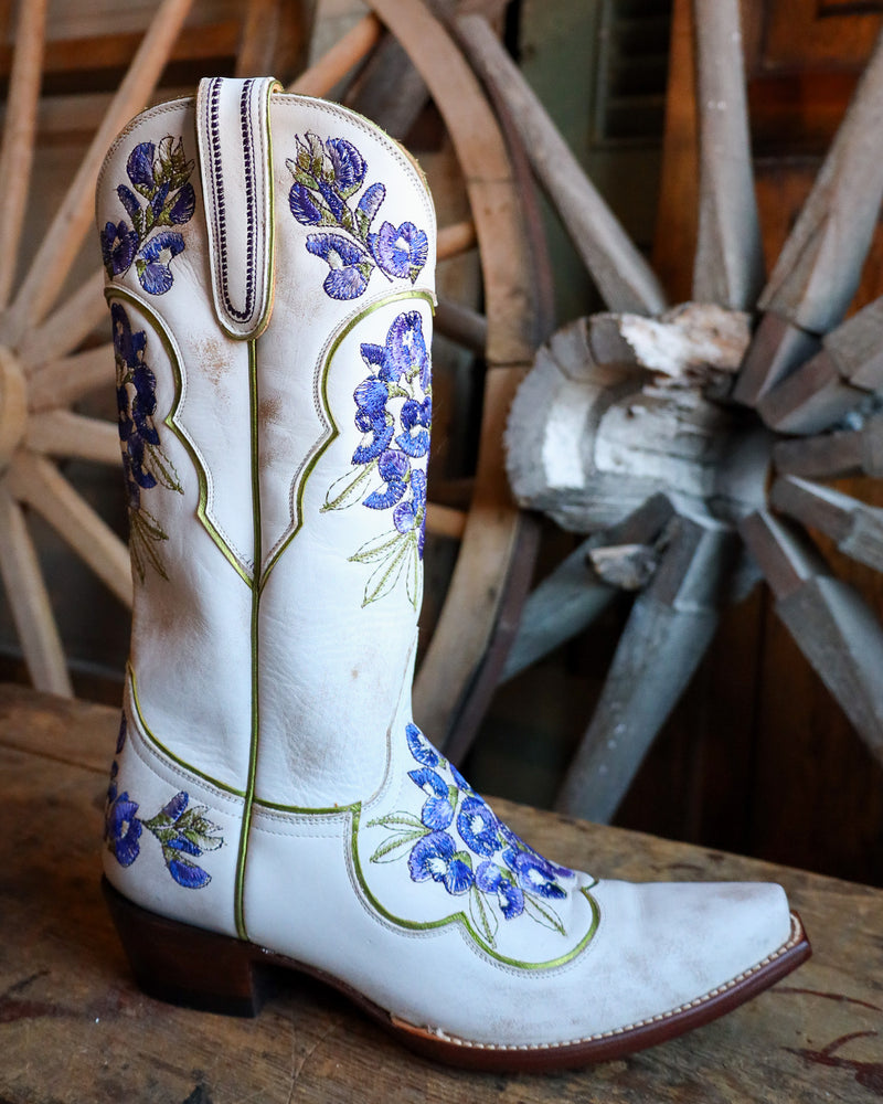 Old Gringo Women's Viola White And Blue Boot