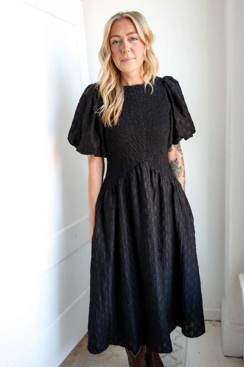 Ciebon Tahia Smocked Mini Dress