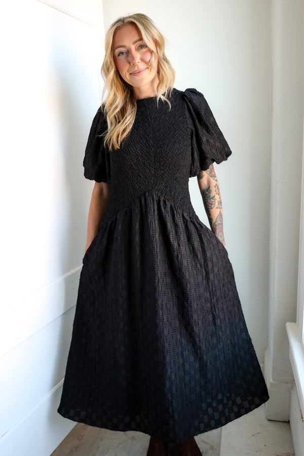 Ciebon Tahia Smocked Mini Dress