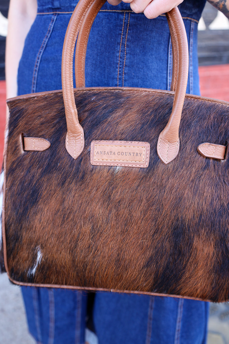 ANSATA COUNTRY BIRKIN ALAZA PURSE