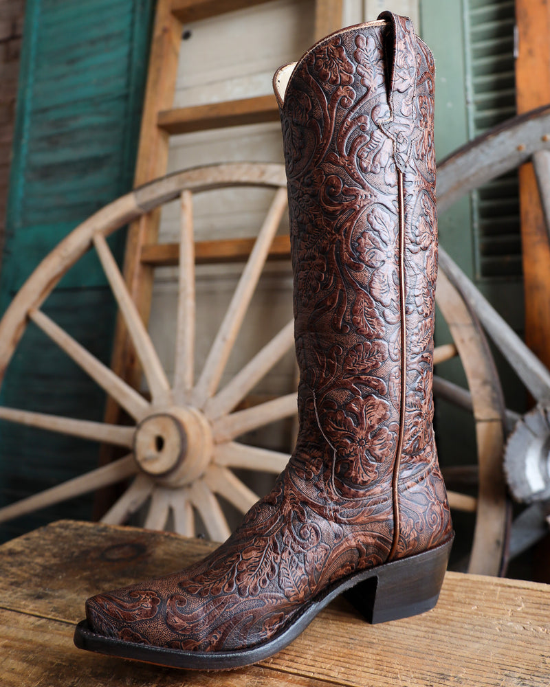 Rios of Mercedes Women's Indios Embossed 15" Cowboy Boot