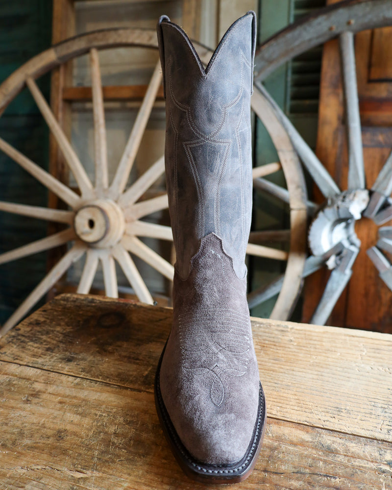 OLATHE MEN'S KUDU GREY AND CHOCOLATE BOOT