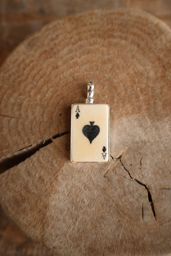 Coreen Cordova Ace Of Spades Pendant 