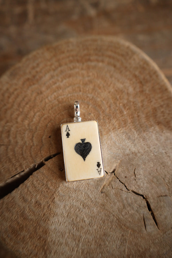 Coreen Cordova Ace Of Spades Pendant 