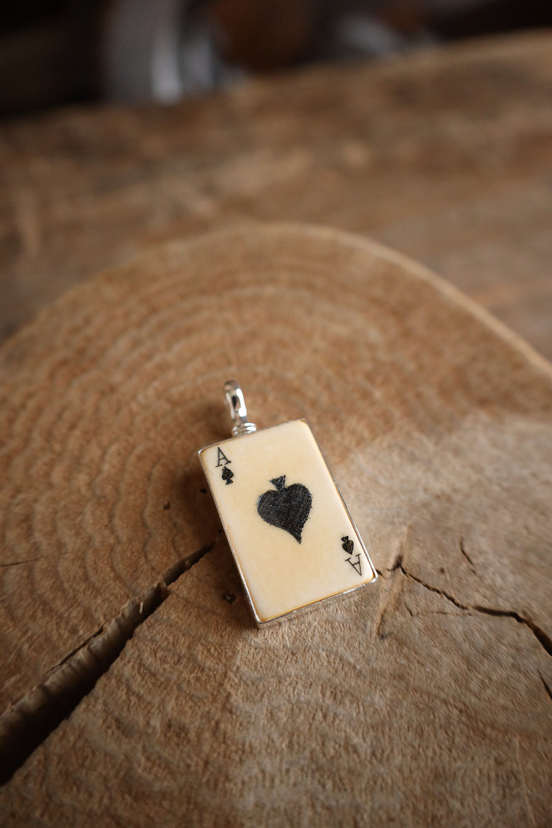 Coreen Cordova Ace Of Spades Pendant 
