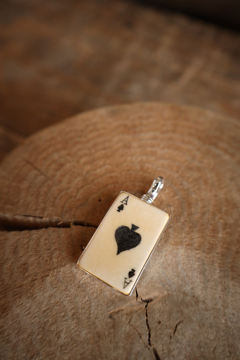 Coreen Cordova Ace Of Spades Pendant 