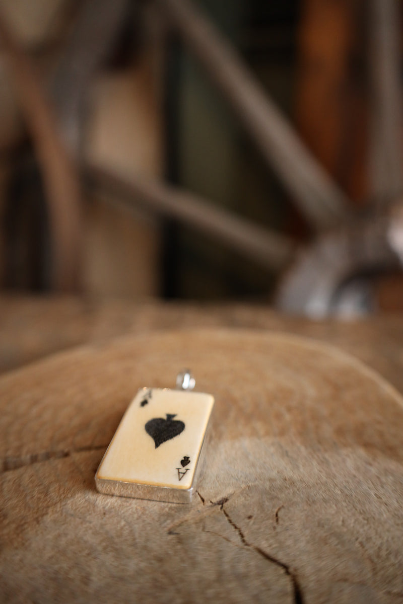 Coreen Cordova Ace Of Spades Pendant 