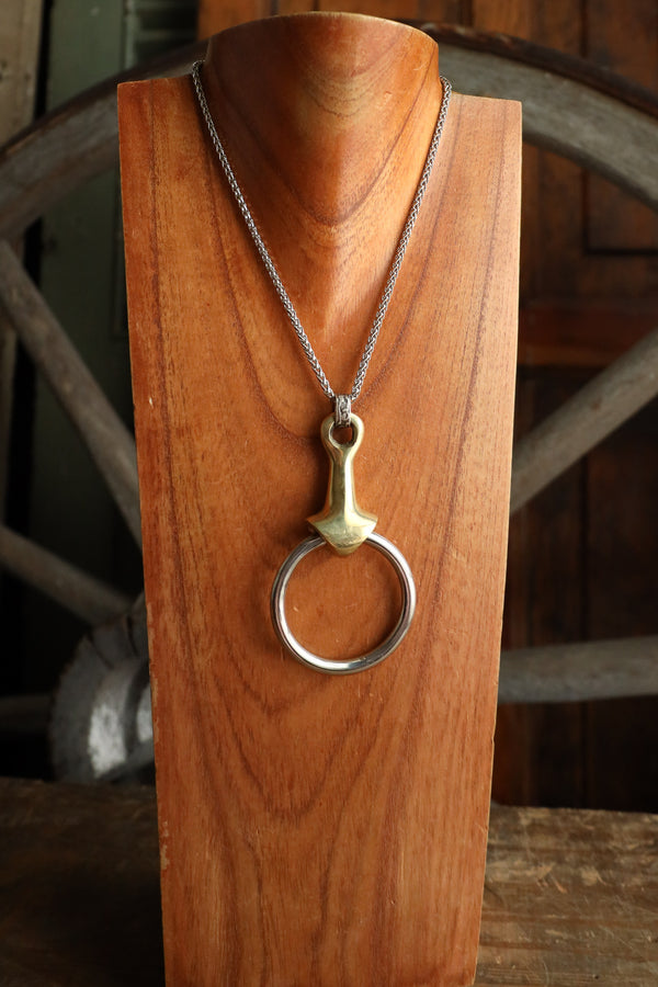 V2 Designs Classic Mixed Pony Bit Necklace 