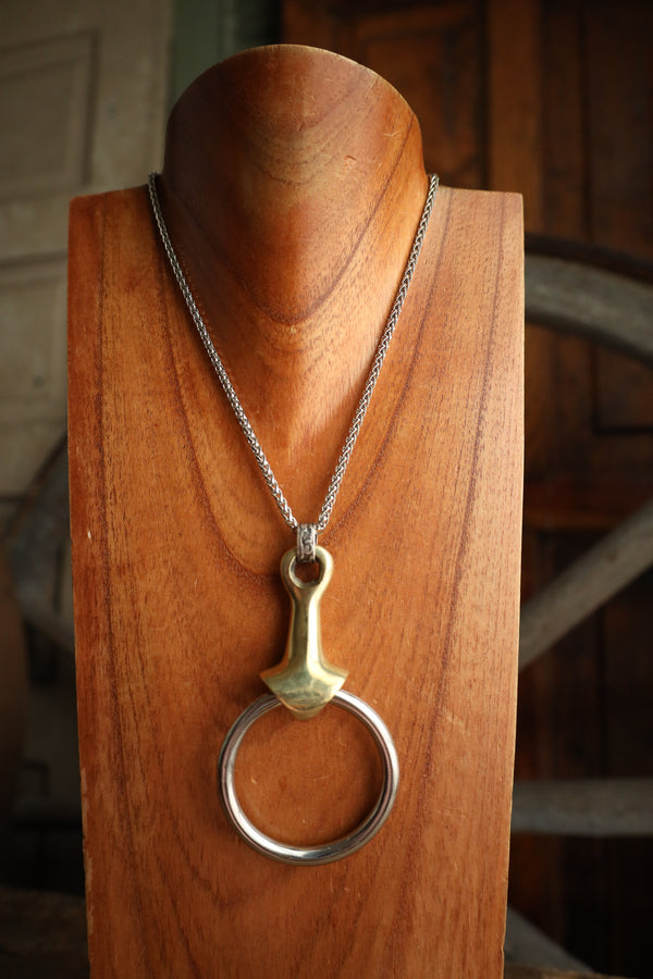 V2 Designs Classic Mixed Pony Bit Necklace 