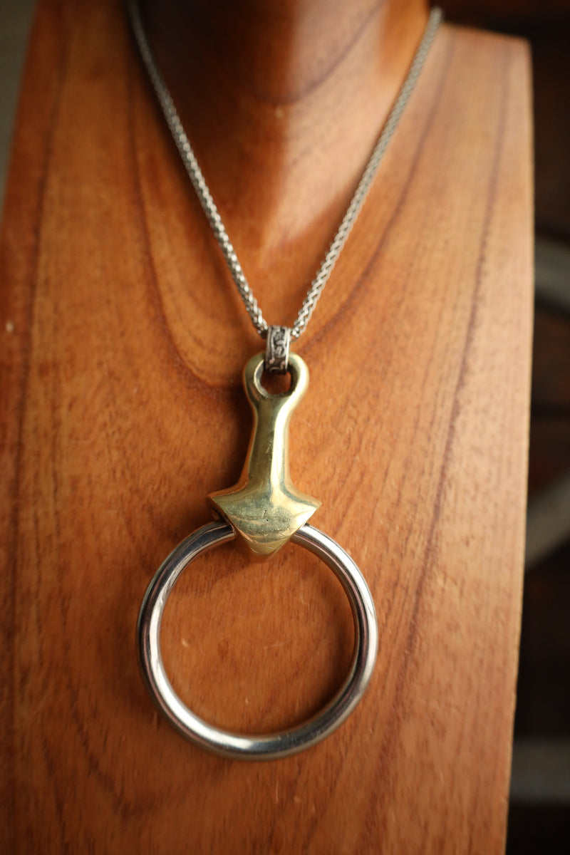V2 Designs Classic Mixed Pony Bit Necklace 
