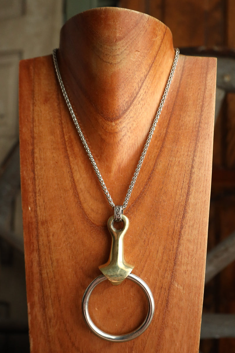 V2 Designs Classic Mixed Pony Bit Necklace 