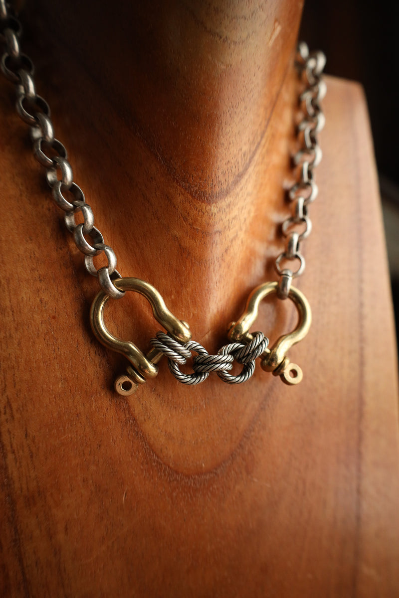 V2 Double Shackle Necklace