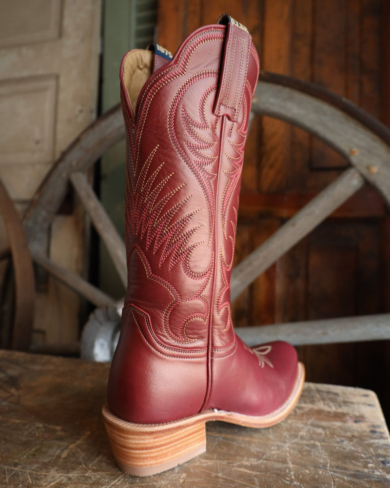 Hyer Women's Leawood 13" Boot- Dark Red