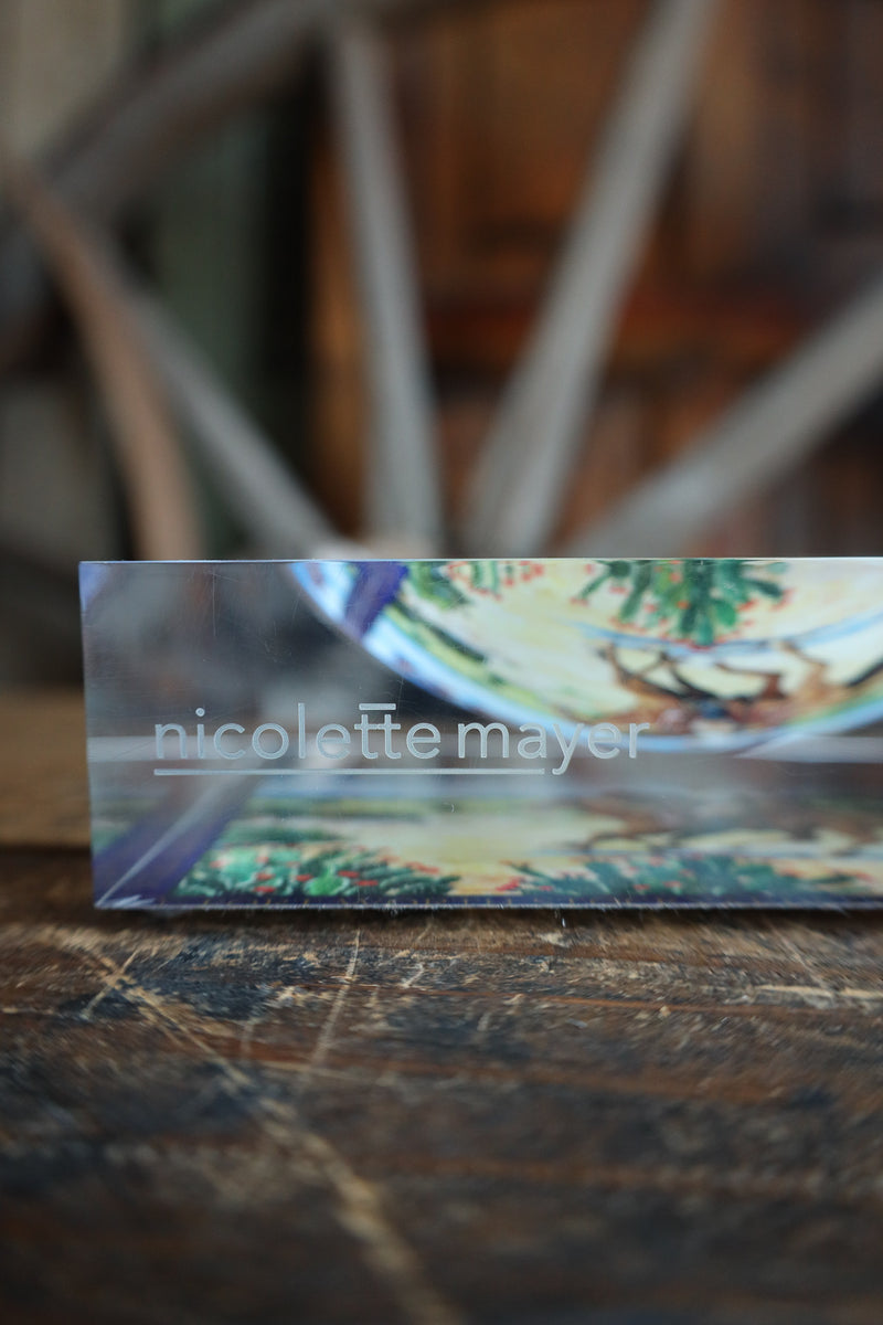 Maverick Exclusive Nicolette Mayer Collection Two Riders Acrylic Candy Catchall Dish