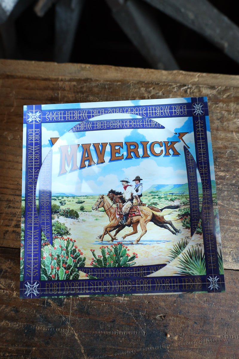 Maverick Exclusive Nicolette Mayer Collection Two Riders Acrylic Candy Catchall Dish